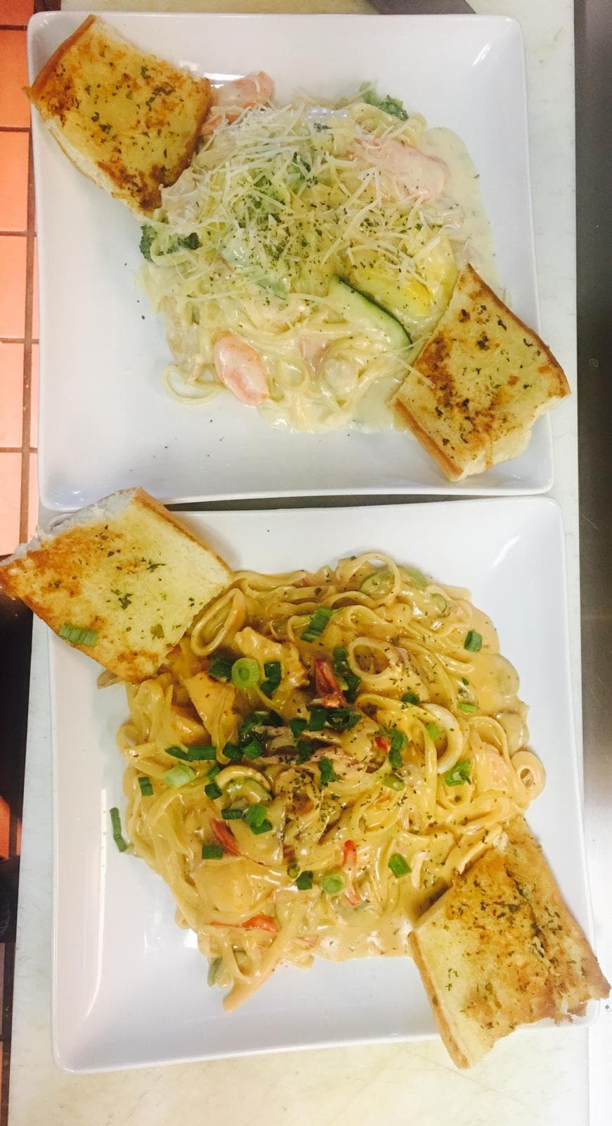 Catering pasta by Chef Tomas
